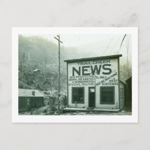 West Kootenay, Brits-Columbia, Vintage van Canada Briefkaart