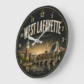 West Lafayette Indiana College Town Grote Klok (Hoek)