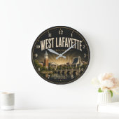 West Lafayette Indiana College Town Grote Klok (Huis)