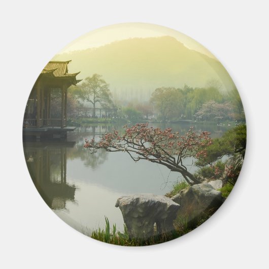 West Lake, China Magneet (Voorkant)