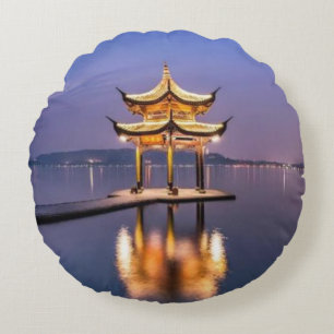 West Lake, Hangzhou, Chinees Rond Kussen