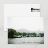 West Lake, Hangzhou, Zhejiang, China Briefkaart (Voorkant / Achterkant)