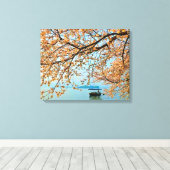 West Lake in Hangzhou, China Stretched Canvas Pri Afdruk (Insitu (Houten vloer))