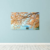 West Lake in Hangzhou, China Stretched Canvas Pri Afdruk (Insitu (Houten vloer))