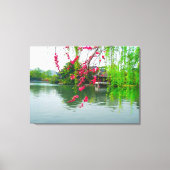 West Lake in Hangzhou, China Stretched Canvas Prin (Voorkant)