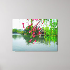 West Lake in Hangzhou, China Stretched Canvas Prin