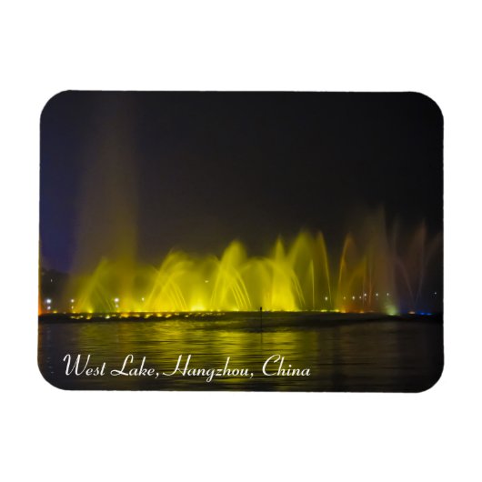 West Lake kleurrijke licht-Show Magneet (Horizontaal)