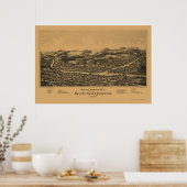 West-Libanon, NH Panoramic Map - 1889 Poster (Keuken)