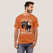 WEST LINN CHEERLEADER SHELTER DONEER NU OREGON T-SHIRT (Voorkant volledig)