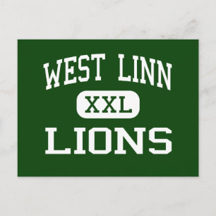 West Linn - Lions - High School - West Linn Oregon Briefkaart