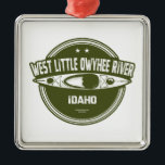 West Little Owyhee River Idaho Kayaking Metalen Ornament<br><div class="desc">De rivier de West Little Owyhee in Oregon is een tributary van de Owyhee in de buurt van de grens tussen Nevada en Oregon in de buurt van de gemeente McDermitt in Nevada. De rivier stroomt ongeveer 75 km (91, 7 km) naar het oosten door de Deer Flat en naar...</div>