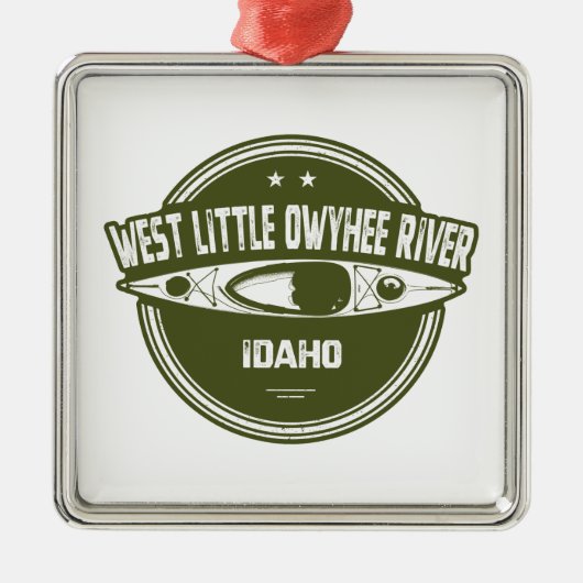 West Little Owyhee River Idaho Kayaking Metalen Ornament (Voorkant)
