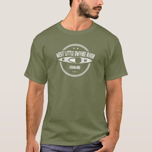 West Little Owyhee River Idaho Kayaking T-shirt (Voorkant)