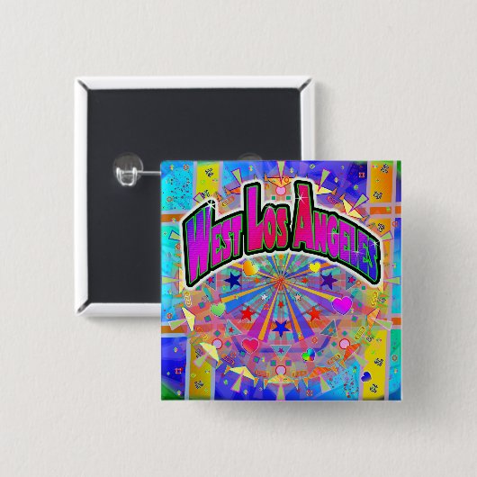 West Los Angeles Cosmic Unity Button (Voorkant /achterkant)