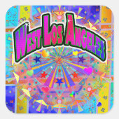 West Los Angeles Cosmic Unity Sticker (Voorkant)