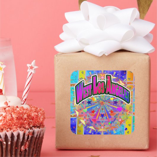 West Los Angeles Cosmic Unity Sticker (Feest)