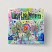 West Los Angeles Deep Dream Button (Voorkant)