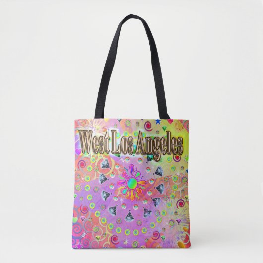 West Los Angeles Lucky Golden Canvas tas (Voorkant)