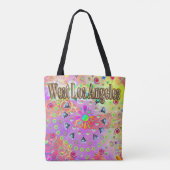 West Los Angeles Lucky Golden Canvas tas (Achterkant)