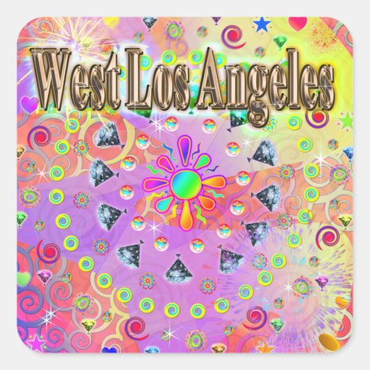 West Los Angeles Lucky Golden Sticker (Voorkant)