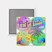 West Los Angeles Quadro Seasons Magnet (Voorkant / Achterkant)