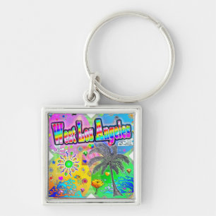 West Los Angeles Quadro Seasons Sleutelhanger