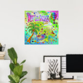 West Los Angeles Tijdloos Melody Poster (Thuiskantoor)