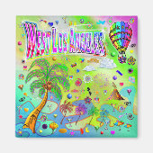 West Los Angeles Tijdloze Melodie Magnet (Voorkant)