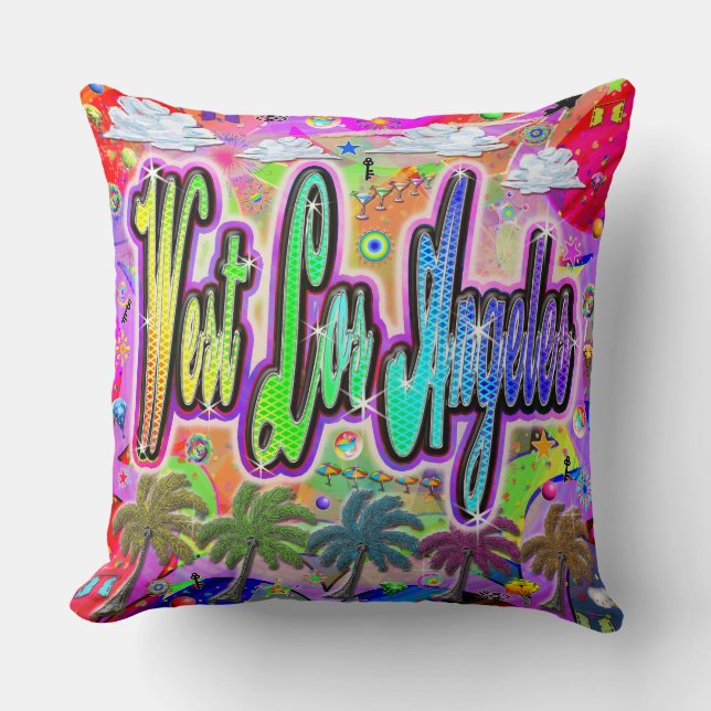 West Los Angeles Vista Express Kussen (Voorkant)