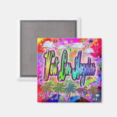 West Los Angeles Vista Express-magneet Magneet (Voorkant / Achterkant)