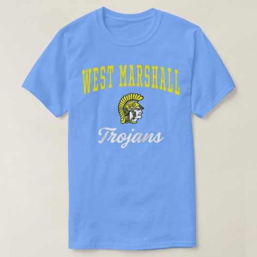 West Marshall High School Trojans T-shirt (Design voorkant)