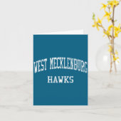 West mecklenburg high school middelbare school cha kaart (Gele Bloem)