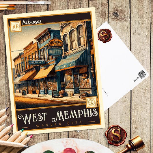 West Memphis, Arkansas | BRIEFKAART