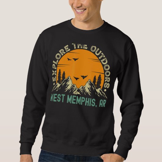 West Memphis Arkansas Verken het buitenleven Trui (Voorkant)