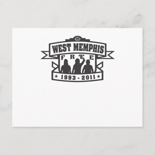 West Memphis Drie Briefkaart (Voorkant)