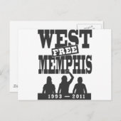 West Memphis Drie Briefkaart (Voorkant / Achterkant)