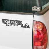 West Memphis Drie bumper sticker (Op Truck)