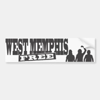 West Memphis Drie bumper sticker