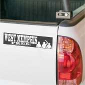 West Memphis Drie bumper sticker (Op Truck)