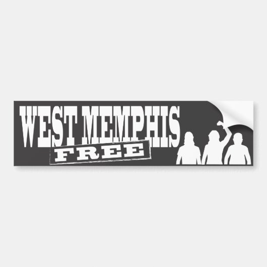 West Memphis Drie bumper sticker (Voorkant)
