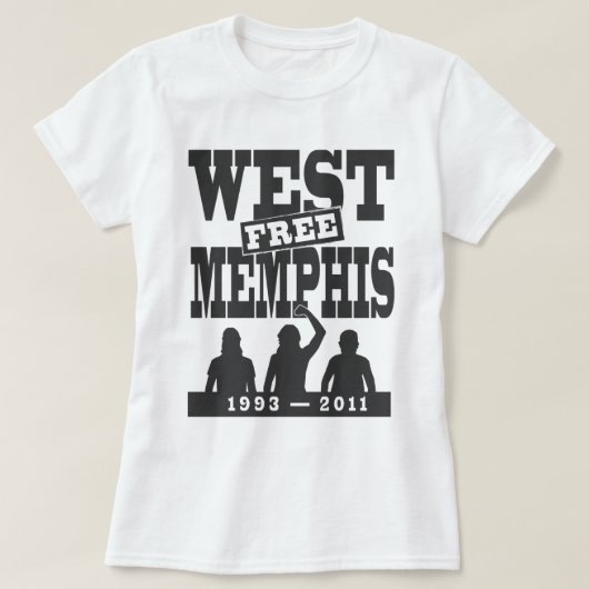 West Memphis Drie T-shirt (Design voorkant)