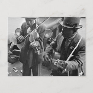 West Memphis Street Musicians, 1935 Briefkaart