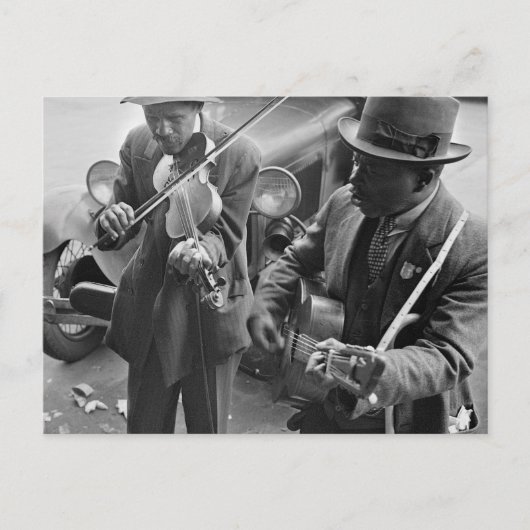 West Memphis Street Musicians, 1935 Briefkaart (Voorkant)