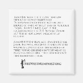 West Memphis Three ATA-MAGNEET Magneet (Voorkant)