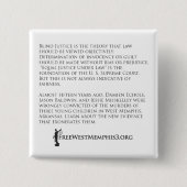 West Memphis Three (ATA-ontwerp) BUTTON (Voorkant)