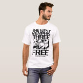 West Memphis Three. Vrij. Licht T-shirt (Voorkant volledig)