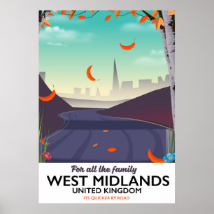 West Midlands, Verenigd Koninkrijk Poster