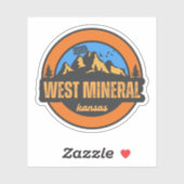 West Mineral, Kansas Sticker (Vel)