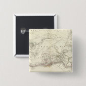West-MittelAfrica - West-Centraal Afrika Vierkante Button 5,1 Cm (Voorkant /achterkant)