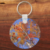 West Mt. Autumn Hot Springs National Park Gifts Sleutelhanger (Voorkant)